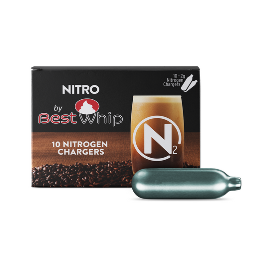 Best Whip Nitro 2g N2 Chargers - Pack of 10 cartridges