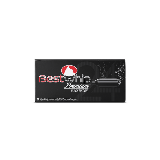 Best Whip Premium (Black Edition) 9g N2O Chargers - Pack of 24 cartridges